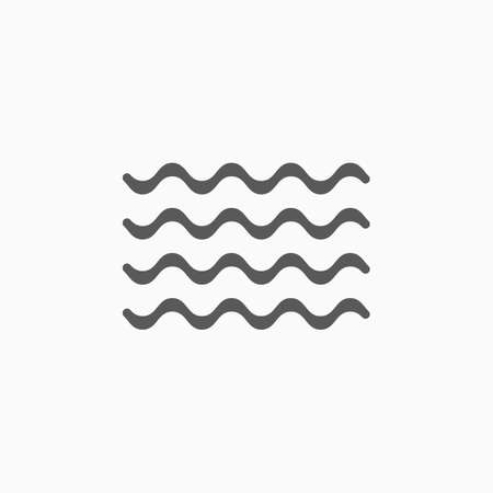 wave iconのイラスト素材