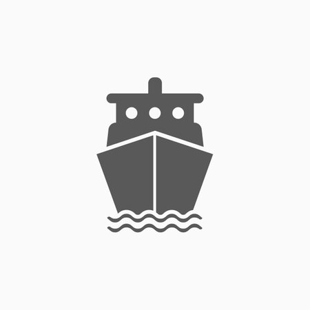 ship iconのイラスト素材