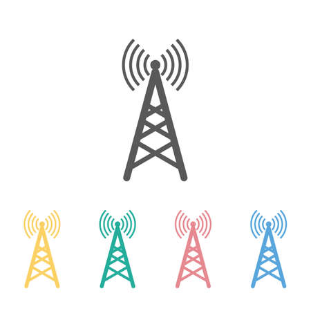 antenna icon illustrationのイラスト素材