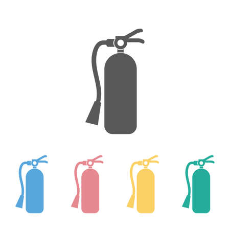 fire extinguisher iconのイラスト素材