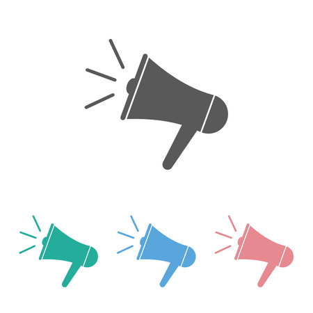 megaphone iconのイラスト素材