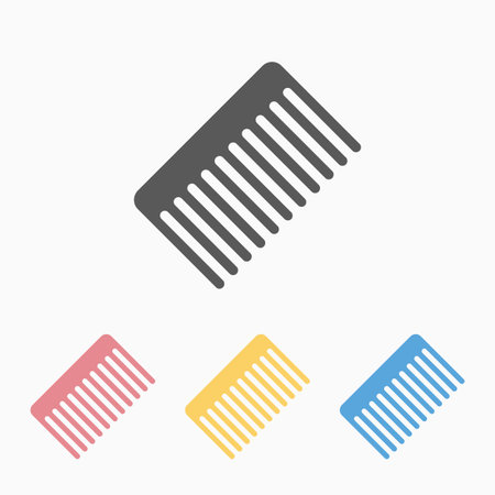 comb icon illustrationのイラスト素材