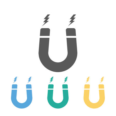 magnet icon illustrationのイラスト素材