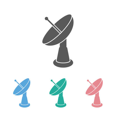 satellite iconのイラスト素材