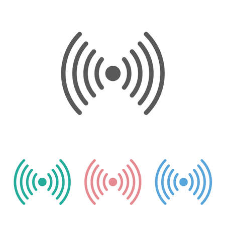 wireless icon illustrationのイラスト素材