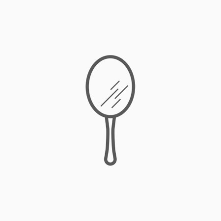 mirror icon illustrationのイラスト素材