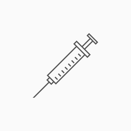 syringe icon illustrationのイラスト素材