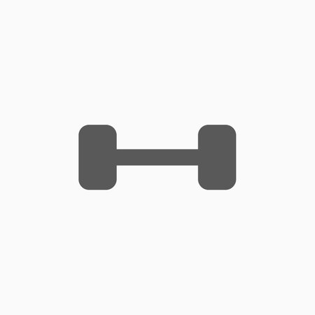 dumbbell iconのイラスト素材