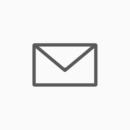 envelope mail iconのイラスト素材