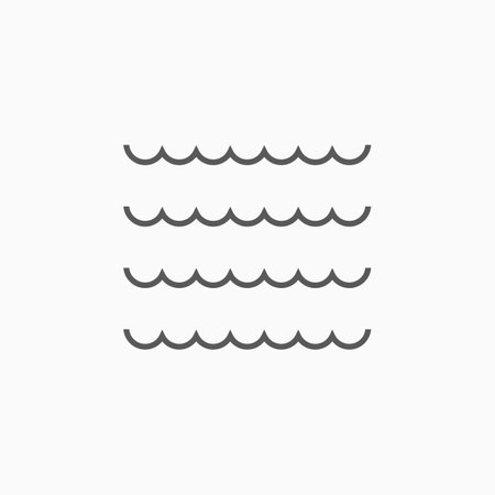 wave iconのイラスト素材
