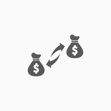 money transfer iconのイラスト素材