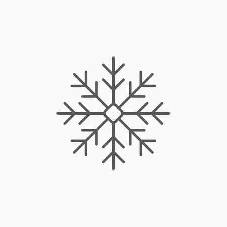 snowflake iconのイラスト素材