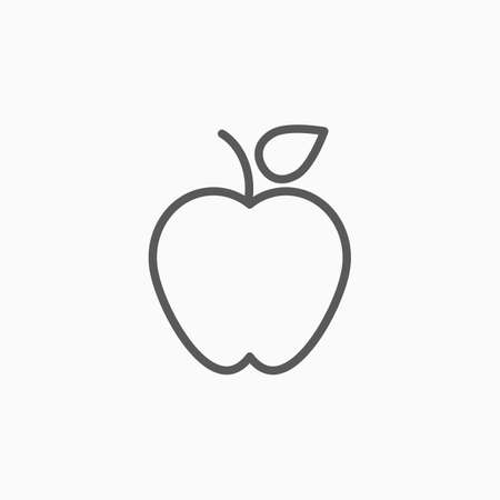 apple iconのイラスト素材