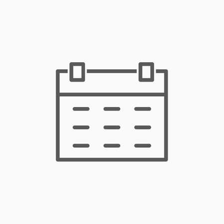 calendar iconのイラスト素材