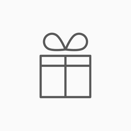 gift box iconのイラスト素材