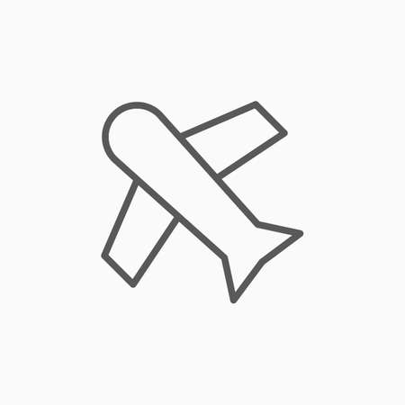 airplane iconのイラスト素材