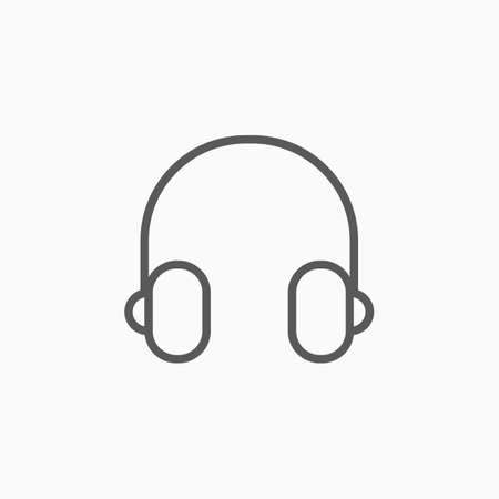 headphone iconのイラスト素材