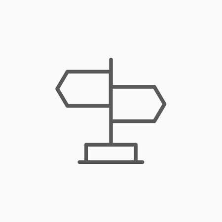 signpost iconのイラスト素材