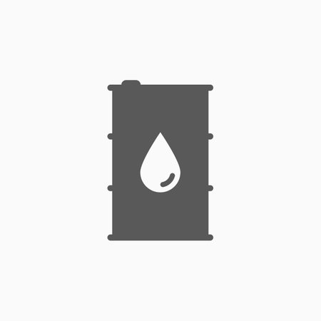 oil barrel iconのイラスト素材