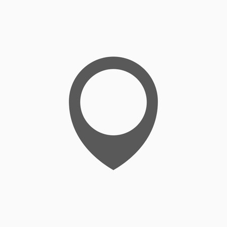 map pin iconのイラスト素材