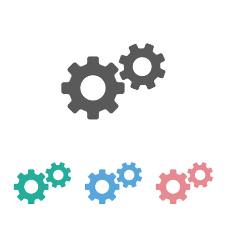 gears iconのイラスト素材