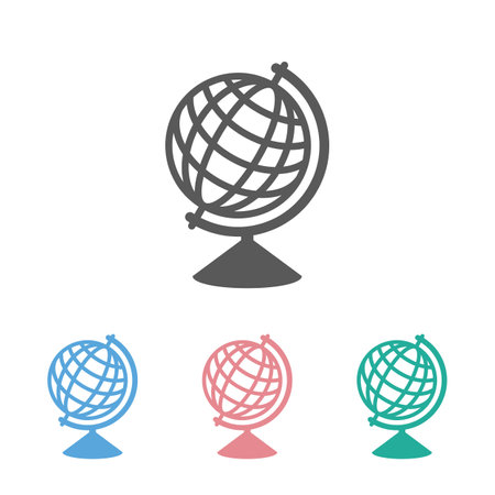globe iconのイラスト素材