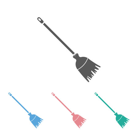 broom iconのイラスト素材