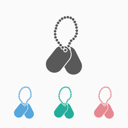 dog chain iconのイラスト素材
