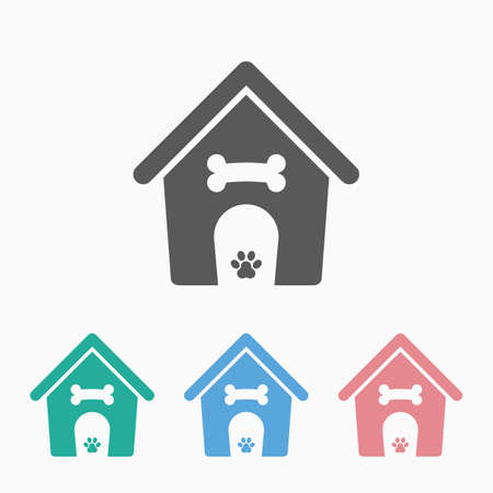 dog house iconのイラスト素材