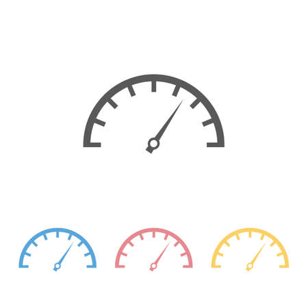 speedometer iconのイラスト素材