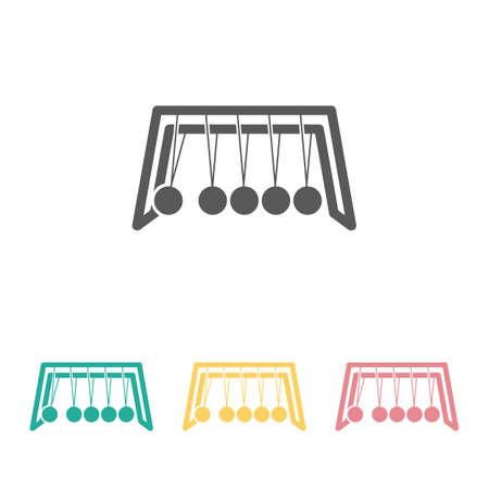 Newton's Cradle iconのイラスト素材