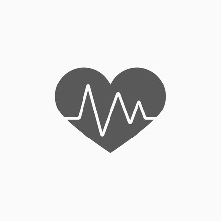 heartbeat iconのイラスト素材