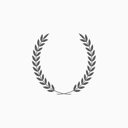 laurel wreath iconのイラスト素材