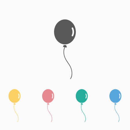 balloon iconのイラスト素材