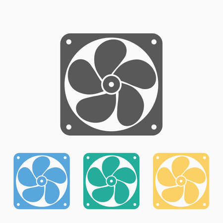 Exhaust fan iconのイラスト素材