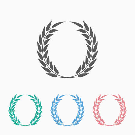 laurel wreath iconのイラスト素材