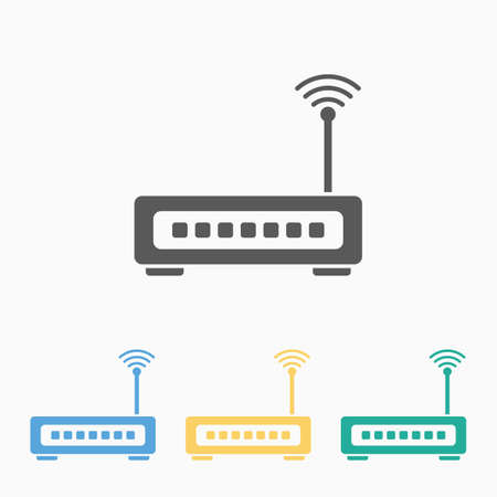router iconのイラスト素材
