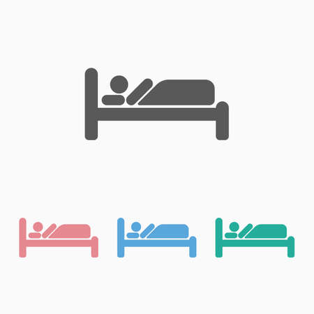 sleep iconのイラスト素材