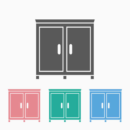 wardrobe iconのイラスト素材