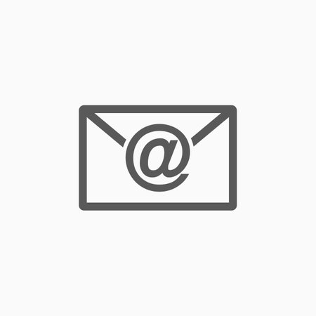 envelope mail iconのイラスト素材