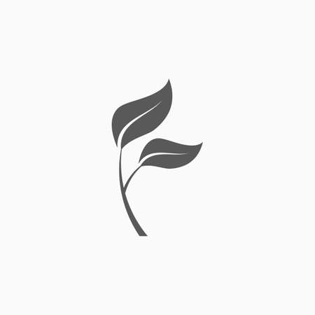 leaf, sprout iconのイラスト素材