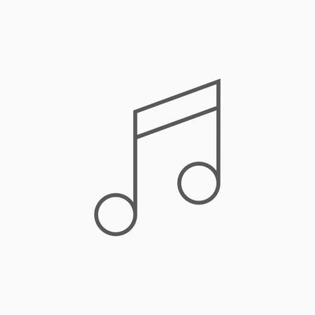 music note iconのイラスト素材
