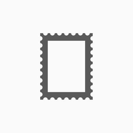 postage stamp iconのイラスト素材