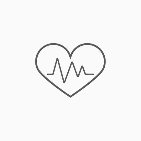 heartbeat iconのイラスト素材