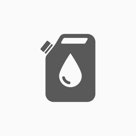 jerrycan oil iconのイラスト素材