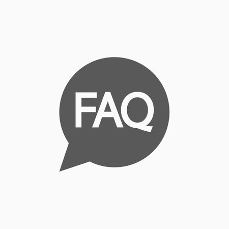 FAQ iconのイラスト素材