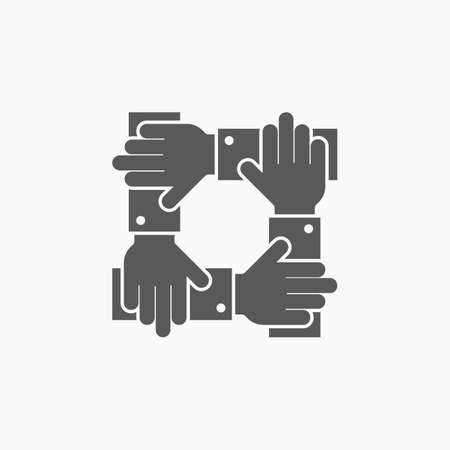 teamwork iconのイラスト素材