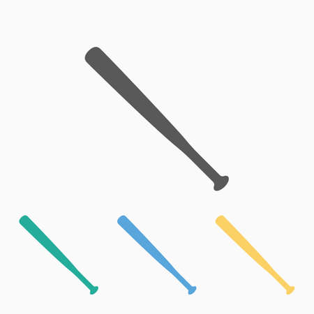 baseball bat iconのイラスト素材
