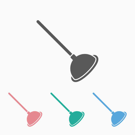 plunger iconのイラスト素材