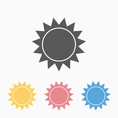 sun iconのイラスト素材